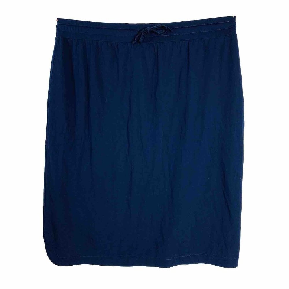 Main Street Exchange Olivia Activewear Skirt Plus Sz 2XL Blue Lined A Line Flow
